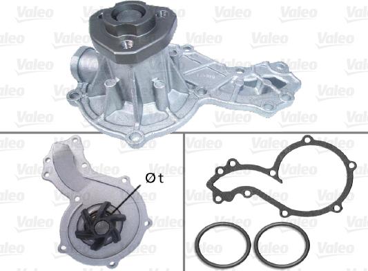 Valeo 506666 - Water Pump parts5.com