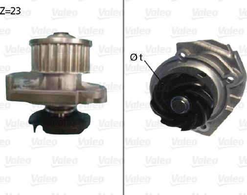 Valeo 506686 - Αντλία νερού parts5.com