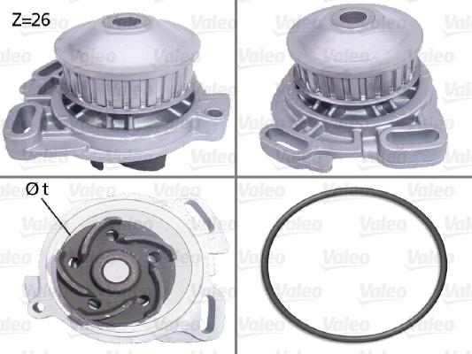 Valeo 506190 - Pompa apa parts5.com