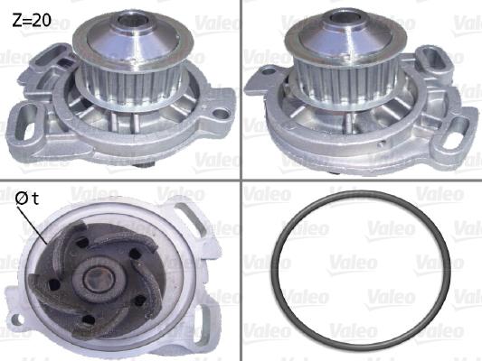 Valeo 506105 - Water Pump parts5.com