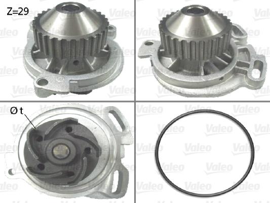 Valeo 506132 - Water Pump parts5.com