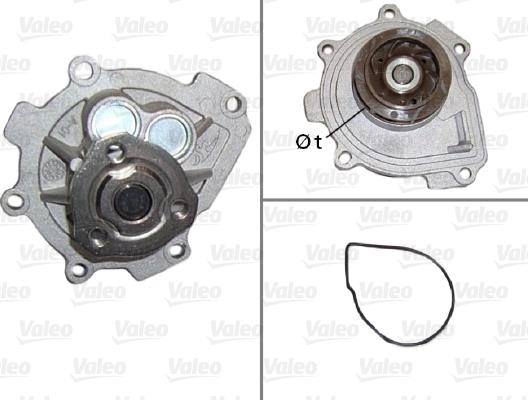 Valeo 506837 - Water Pump parts5.com