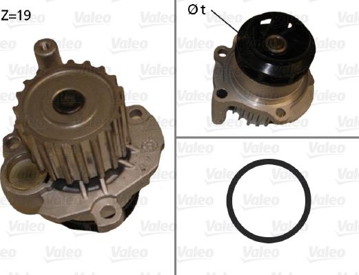 Valeo 506874 - Водяной насос parts5.com