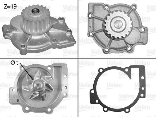 Valeo 506325 - Vízszivattyú parts5.com