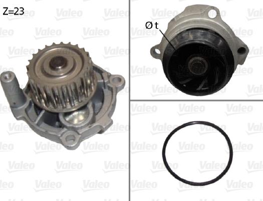 Valeo 506790 - Водяной насос parts5.com