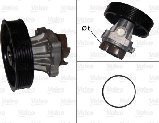 Valeo 506716 - Водяной насос parts5.com