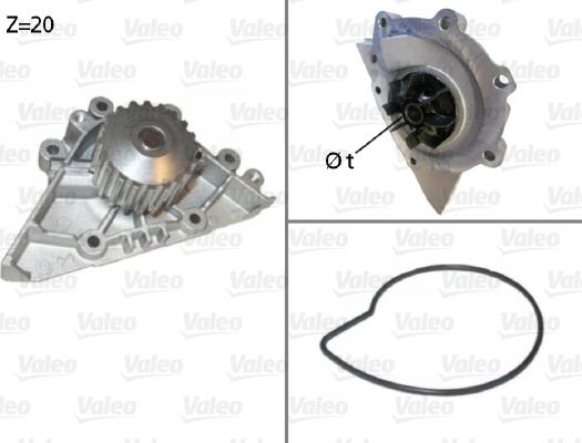 Valeo 506720 - Su pompası parts5.com