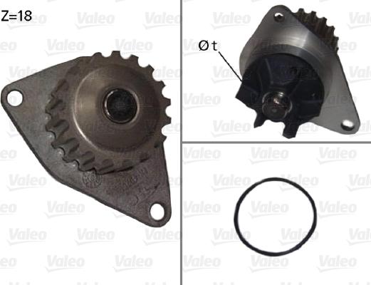 Valeo 506721 - Bomba de agua parts5.com