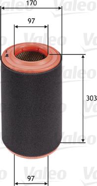 Valeo 585695 - Légszűrő parts5.com