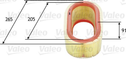 Valeo 585647 - Filtar za zrak parts5.com