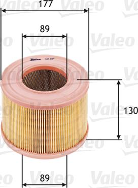 Valeo 585605 - Air Filter parts5.com