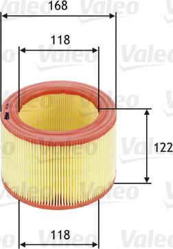 Valeo 585600 - Hava filtresi parts5.com