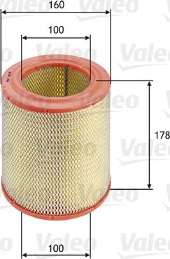 Valeo 585618 - Въздушен филтър parts5.com