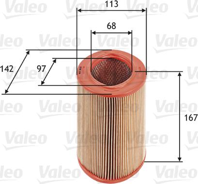 Valeo 585623 - Φίλτρο αέρα parts5.com