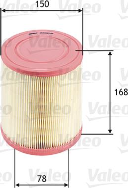 Valeo 585676 - Filtro de aire parts5.com