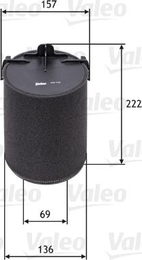 Valeo 585742 - Air Filter parts5.com