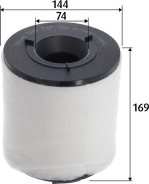 KRAFT AUTOMOTIVE 1710045 - Filter za vazduh parts5.com