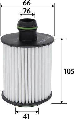 Valeo 586593 - Olejový filter parts5.com