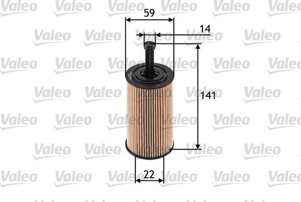 Valeo 586509 - Маслен филтър parts5.com