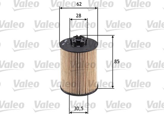 Valeo 586519 - Yağ filtresi parts5.com