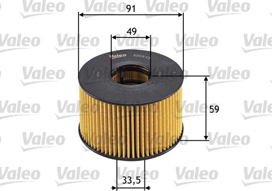 Valeo 586513 - Filtru ulei parts5.com