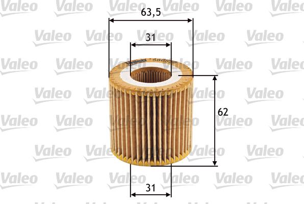 Valeo 586536 - Öljynsuodatin parts5.com