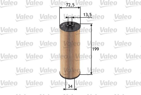 Valeo 586520 - Маслен филтър parts5.com