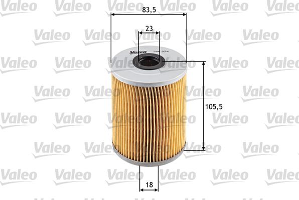 Valeo 586574 - Olejový filtr parts5.com