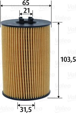 Valeo 586617 - Oil Filter parts5.com