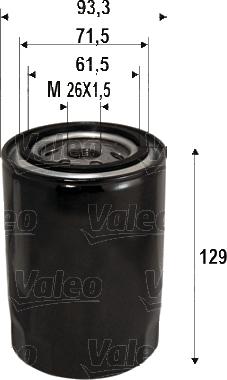 Valeo 586095 - Olajszűrő parts5.com