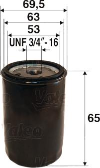 Valeo 586054 - Filter za ulje parts5.com