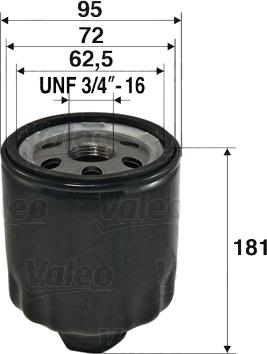 Valeo 586056 - Filtar za ulje parts5.com