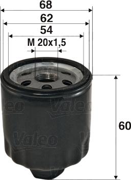 Valeo 586011 - Öljynsuodatin parts5.com