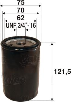 Valeo 586030 - Olejový filter parts5.com