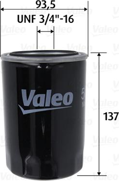 Valeo 586101 - Filtro de aceite parts5.com