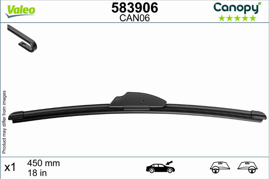 Valeo 583906 - Wiper Blade parts5.com