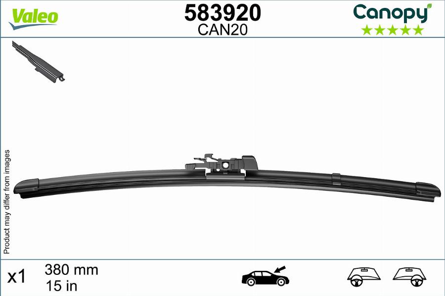 Valeo 583920 - Silecek süpürgesi parts5.com