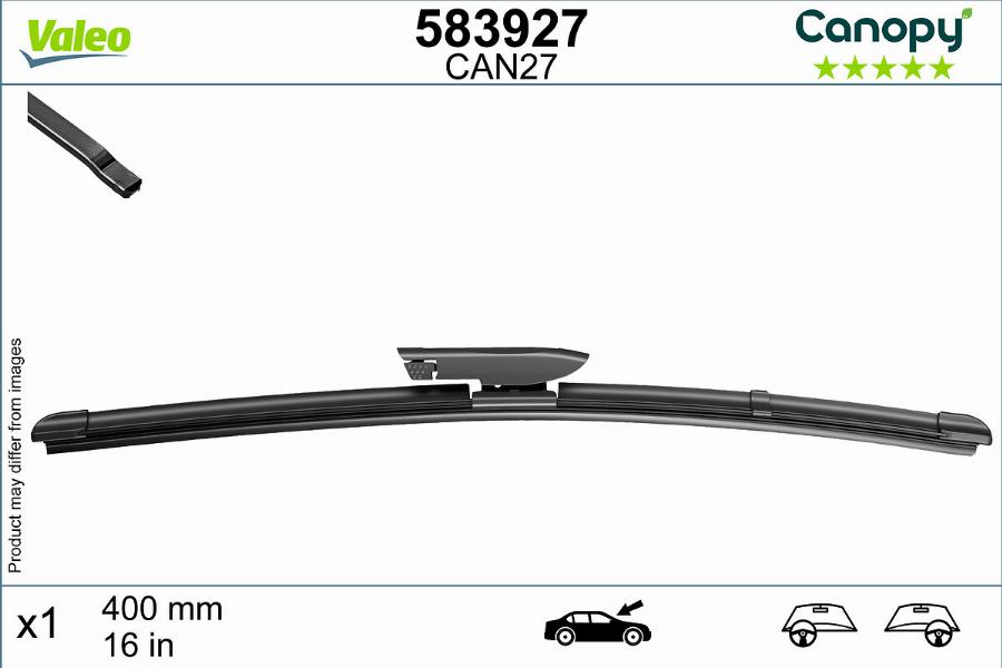 Valeo 583927 - List stěrače parts5.com