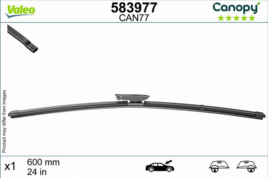 Valeo 583977 - List stěrače parts5.com