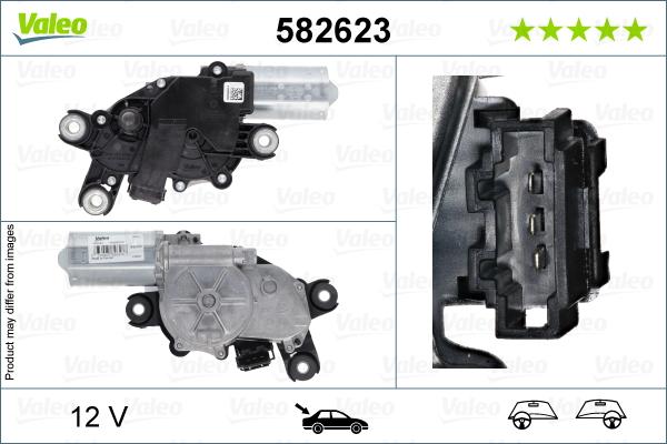 Valeo 582623 - Törlőmotor parts5.com