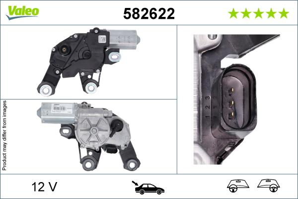 Valeo 582622 - Motor stergator parts5.com