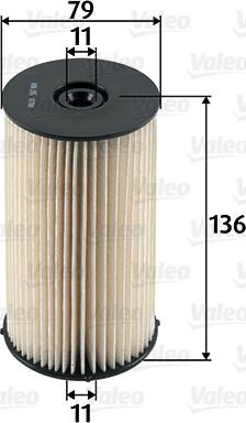 Valeo 587904 - Filtro combustible parts5.com