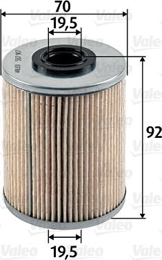 Valeo 587907 - Φίλτρο καυσίμου parts5.com