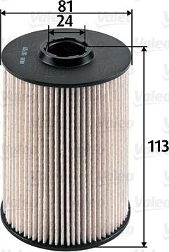 Valeo 587928 - Filtru combustibil parts5.com