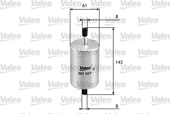 Valeo 587001 - Filtru ulei parts5.com