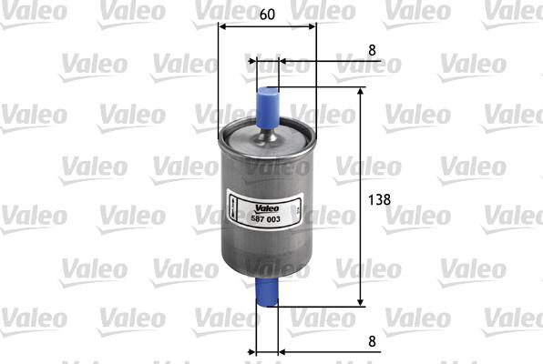 Valeo 587003 - Öljynsuodatin parts5.com