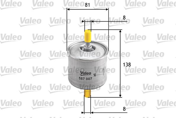 Valeo 587007 - Õlifilter parts5.com