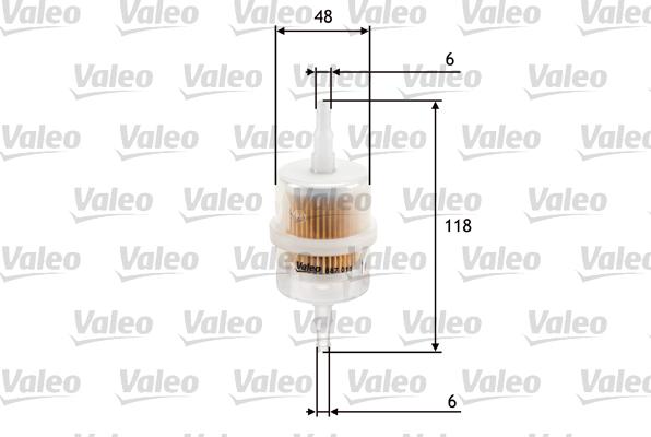 Valeo 587011 - Yakıt filtresi parts5.com