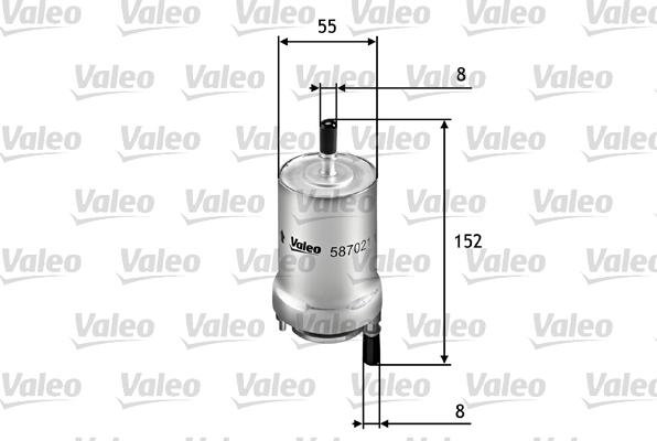 Valeo 587021 - Filtru ulei parts5.com