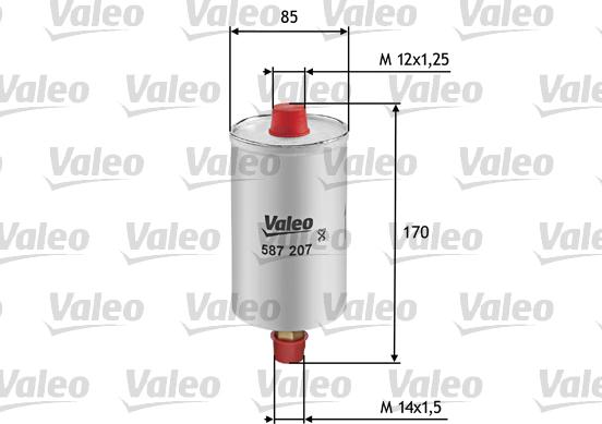 Valeo 587207 - Filtro de aceite parts5.com